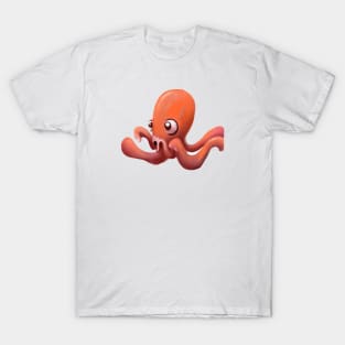 Cute Octopus Drawing T-Shirt